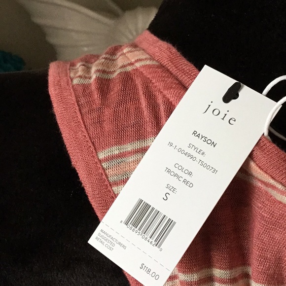 Joie Rayson twisted back tee, size S, NWT - Picture 6 of 6